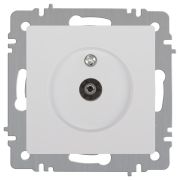 Розетка Intro Accent 6-301-01 TV одиночная, IP20, СУ, белый