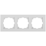 Рамка для розеток и выключателей Intro Accent 6-503-01 на 3 поста, СУ, белый