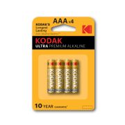 Батарейки Kodak LR03-4BL ULTRA PREMIUM Alkaline [ K3A-4 U] (40/200/32000)