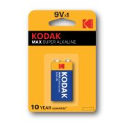 Батарейки Kodak 6LR61-1BL MAX SUPER Alkaline [K9V-1] (10/200/6000)