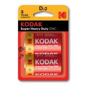 Батарейки Kodak R20-2BL SUPER HEAVY DUTY Zinc [KDHZ-2] (24/120/5040)