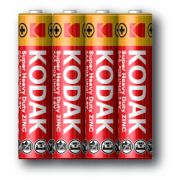 Батарейки Kodak R03-4S SUPER HEAVY DUTY Zinc [K3AHZ 4S] (40/200/57600)