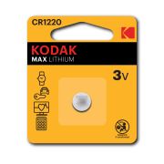 Батарейки Kodak CR1220-1BL MAX Lithium (60/240/61440)