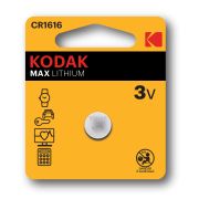 Батарейки Kodak CR1616-1BL MAX Lithium (60/240/50400)