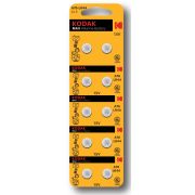 Батарейки Kodak AG13 (357) LR1154, LR44 [KAG13-10] MAX Button Cell (100/1000/70000)