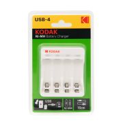 Зарядное устройство для аккумуляторов Kodak C8002B USB [K4AA/AAA] (6/24/1200)