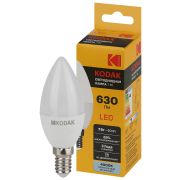 Лампа светодиодная Kodak LED KODAK B35-7W-840-E14 E14 / Е14 7Вт свеча нейтральный белый свет