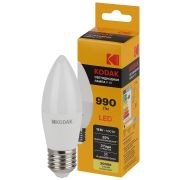 Лампа светодиодная Kodak LED KODAK B35-11W-830-E27 E27 / Е27 11Вт свеча теплый белый свет