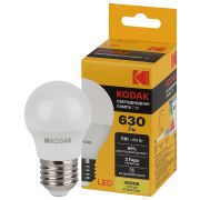 Лампа светодиодная Kodak LED KODAK P45-7W-830-E27 E27 / Е27 7Вт шар теплый белый свет