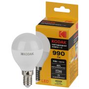 Лампа светодиодная Kodak LED KODAK P45-11W-830-E14 E14 / Е14 11Вт шар теплый белый свет
