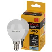 Лампа светодиодная Kodak LED KODAK P45-11W-840-E14 E14 / Е14 11Вт шар нейтральный белый свет
