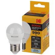 Лампа светодиодная Kodak LED KODAK P45-11W-840-E27 E27 / Е27 11Вт шар нейтральный белый свет