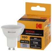 Лампа светодиодная Kodak LED KODAK MR16-11W-865-GU10 GU10 11Вт софит холодный дневной свет
