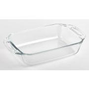 Форма для запекания Marinex  6535 стеклянная прямоугольная глубокая с ручками 2,7 л 34,8 х 19,8 х 7 см