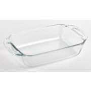 Форма для запекания Marinex  6535-1 прямоугольная глубокая стеклянная с ручками 2,7 л. 34,8 х 19,8 х 7 см