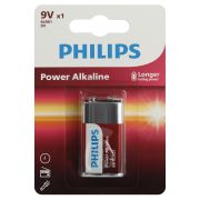 Батарейка Philips 6LR61P1B/51  крона  алкалиновая 9V 1 шт. 6LR61/9V-1BL Power (1/12/24/6240)