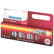 Батарейки Philips LR6P12W/51 АА алкалиновые 1,5v 12 шт. LR6-12BL Power (12/240/19200)