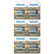 Батарейки Philips LR6A12S/51 АА алкалиновые 1,5v 2х6 шт. LR6-2BL Entry (12/72/216/14688)