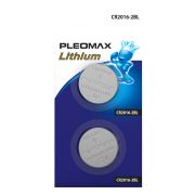 Батарейки Pleomax CR2016-2BL Lithium (60/240/43200)