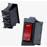 Рокерный выключатель ON-OFF прямоугольная с подсветкой (10А/250V) AC IRS-001A 100/2000