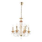 Люстра  Rivoli Melanie 1020-206 6 х Е14 40 Вт хрусталь классика