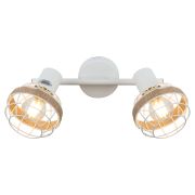 Светильник настенно-потолочный  спот Rivoli Anselma 7034-702 2 x E14 40 Вт поворотный