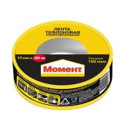 Клейкая лента Момент 3049500 тефлоновая уплотнительная ФУМ 20 м в шоу-боксе