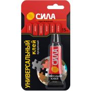 Клей СИЛА  SUBL1-15 универсальный прозрачный 15 мл на блистере