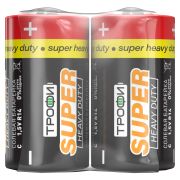 Батарейки Трофи R14-2S SUPER HEAVY DUTY Zinc (24/600/9600)