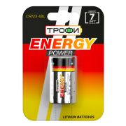 Батарейки Трофи CR123-1BL ENERGY POWER Lithium (10/100/8400)