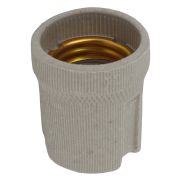 Патрон ЭРА Е27 подвесной керамика, белый