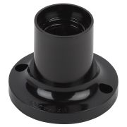 Патрон ЭРА Е27 потолочный бакелит, черный