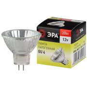 Лампа галогенная ЭРА GU4-MR11-20W-12V-30CL GU4 20 Вт софит теплый белый свет