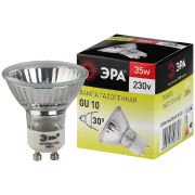 Лампа галогенная ЭРА GU10-JCDR (MR16)-35W-230V GU10 35Вт софит теплый белый свет