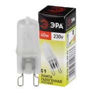 Лампа галогенная ЭРА G9-JCD-40-230V-FR G9 40Вт капсула матовая теплый белый свет