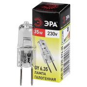 Лампа галогенная ЭРА GY6.35-JCD-35W-230V GY6.35 35Вт капсула теплый белый свет