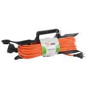 Удлинитель силовой ЭРА UFx-1-2x1.0-30m на рамке без заземления 1 розетка 30м ПВС 2х1мм2