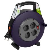 Удлинитель силовой ЭРА BPx-4-2x0,75-10m в закрытом корпусе без заземления с выключателем 4 розетки 10м ПВС 2x0,75мм2 6А