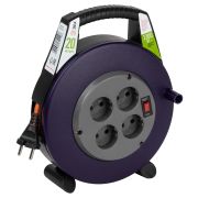 Удлинитель силовой ЭРА BPx-4-2x0,75-20m в закрытом корпусе без заземления с выключателем 4 розетки 20м ПВС 2x0,75мм2 6А