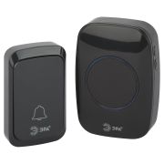 Звонок дверной ЭРА C88 беспроводной черный 38 мелодий