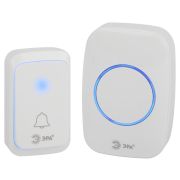 Звонок дверной ЭРА C89 беспроводной белый 38 мелодий