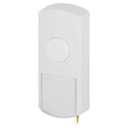 Кнопка дверного звонка ЭРА  D1 проводного, белая