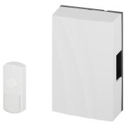 Звонок дверной ЭРА D157 проводной белый 1 мелодия