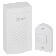 Звонок дверной ЭРА D50 проводной, белый, 1 мелодия