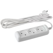 Удлинитель электрический ЭРА  U-3-3m-2x1 без заземления 3 розетки 3м ПВС 2x1мм2 10А