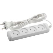 Удлинитель электрический ЭРА  UX-4-3m без заземления 4 розетки 3м ШВВП 2x0,75мм2 6А