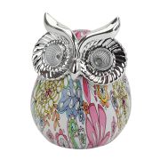 ERAFYS01-03 ЭРА Садовый светильник Сова на солнечной батарее, полистоун, 15 см (24/288)