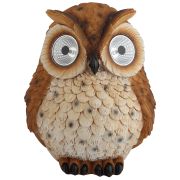 ERAFYS01-10 ЭРА Садовый светильник Сова рыжая на солнечной батарее, полистоун, 19 см (8/96)