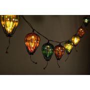 Садовая гирлянда ЭРА ERASF23-21 Воздушные шарики на солнечной батарее 3,8 м (длина рабочей части 1,8 метров) 10 LED