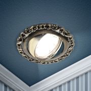 KL59 А SB Светильник ЭРА литой  MR16,12V/220V, 50W бронза (100/2100)